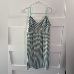 Bump maternity Striped Green and Gray Dress size smal